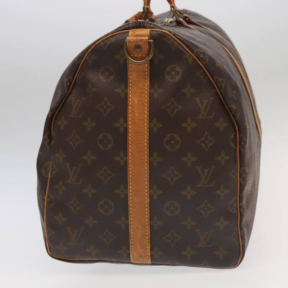 LOUIS VUITTON Monogram Keepall Bandouliere 55 Boston Bag M41414 LV Auth 95812 - Picture 3 of 16